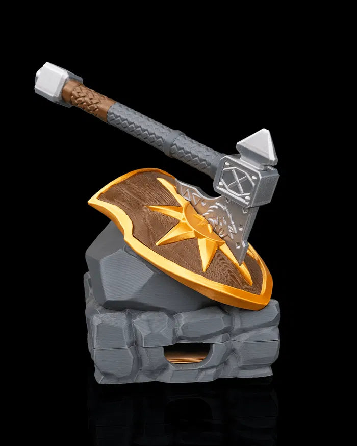 Axe Marks the Spot – Support stylo et post-it