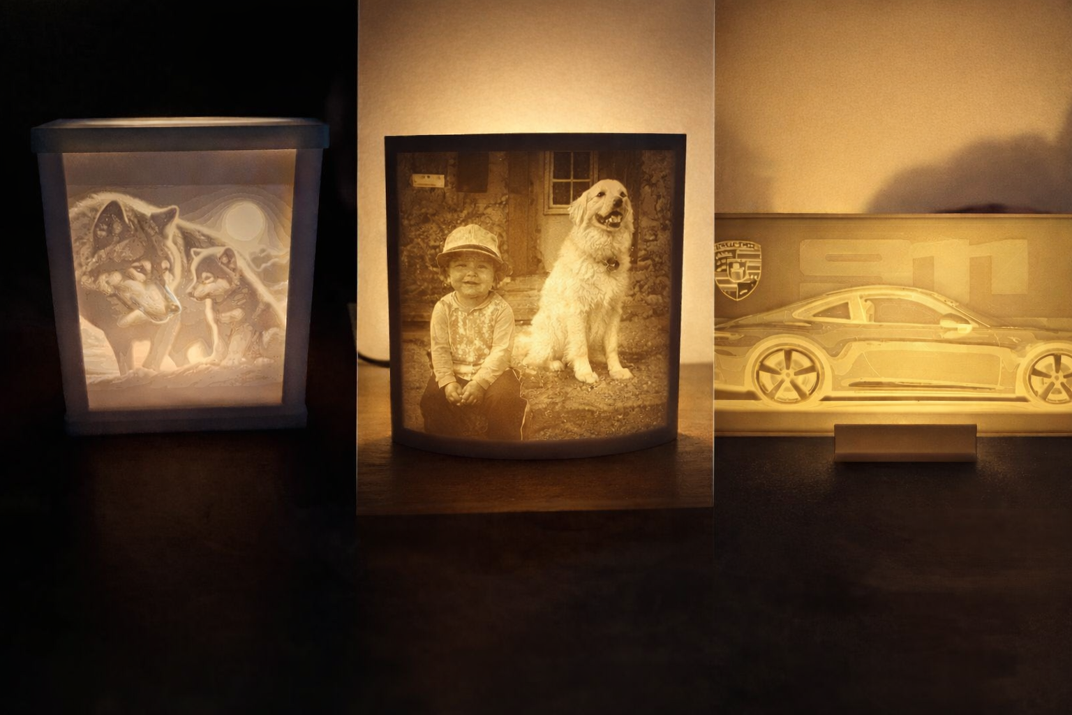 Lithophanie Lumineuse Personnalisée