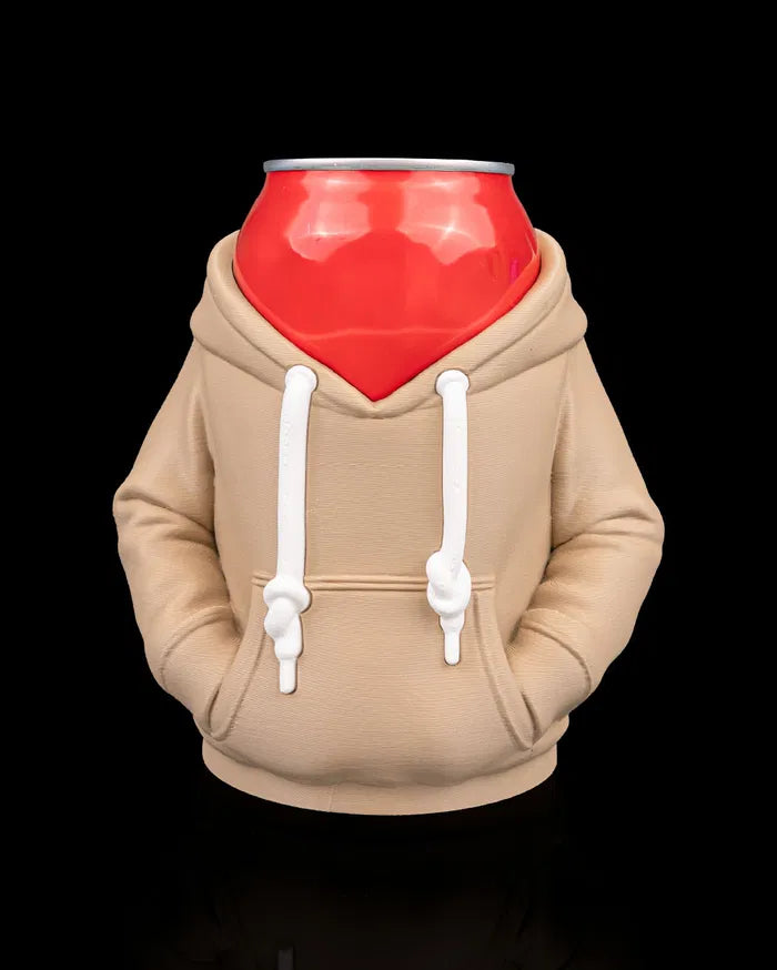 Porte-canette sweat à capuche – Support décoratif personnalisable