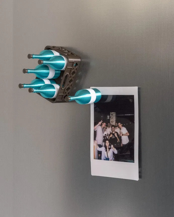 Mini Bouteilles de Vin – Aimant Décoratif