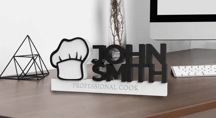 Enseigne Cuisine Personnalisée – Chef, Restaurant & Maison