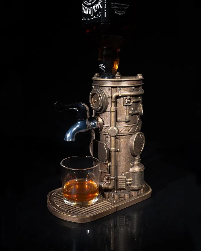 Distributeur de boisson style steampunk avec robinet