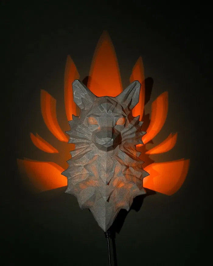 Lampe 3D Renard à neuf queues