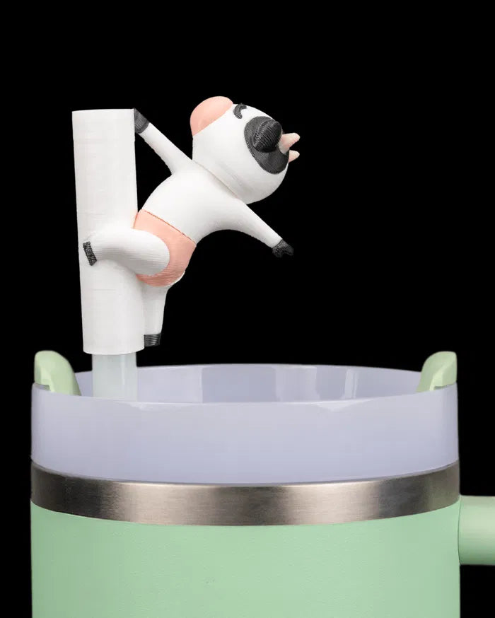 Embout de paille décoratif avec pendentif – Udderly Thirsty