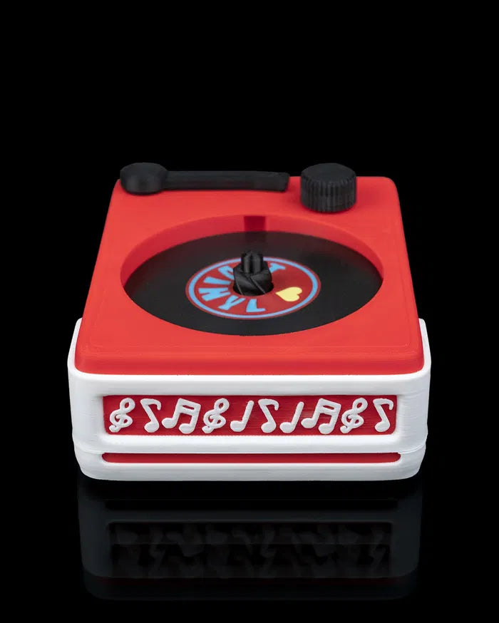 Distributeur de sous-verres style vinyle – Boîte décorative