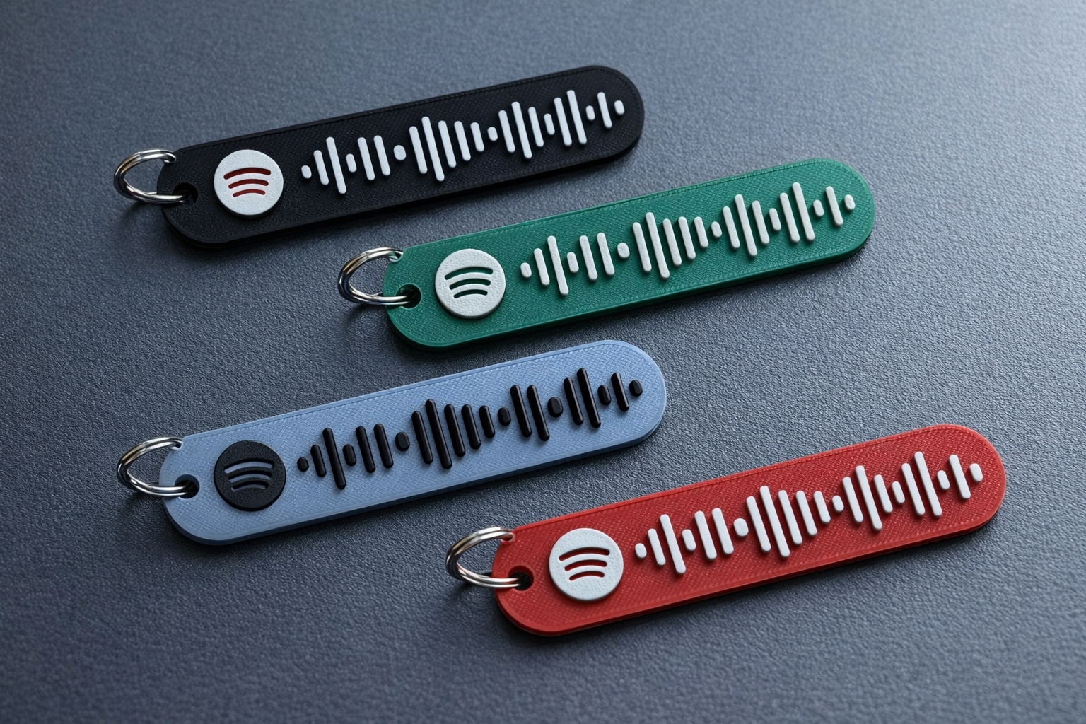 Barre musicale personnalisée – Code Spotify scannable