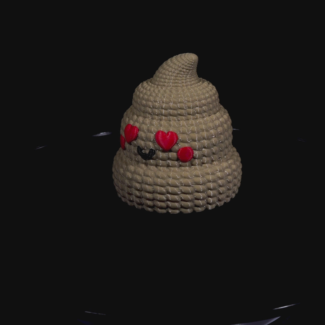 Pot décoratif crotte cœur