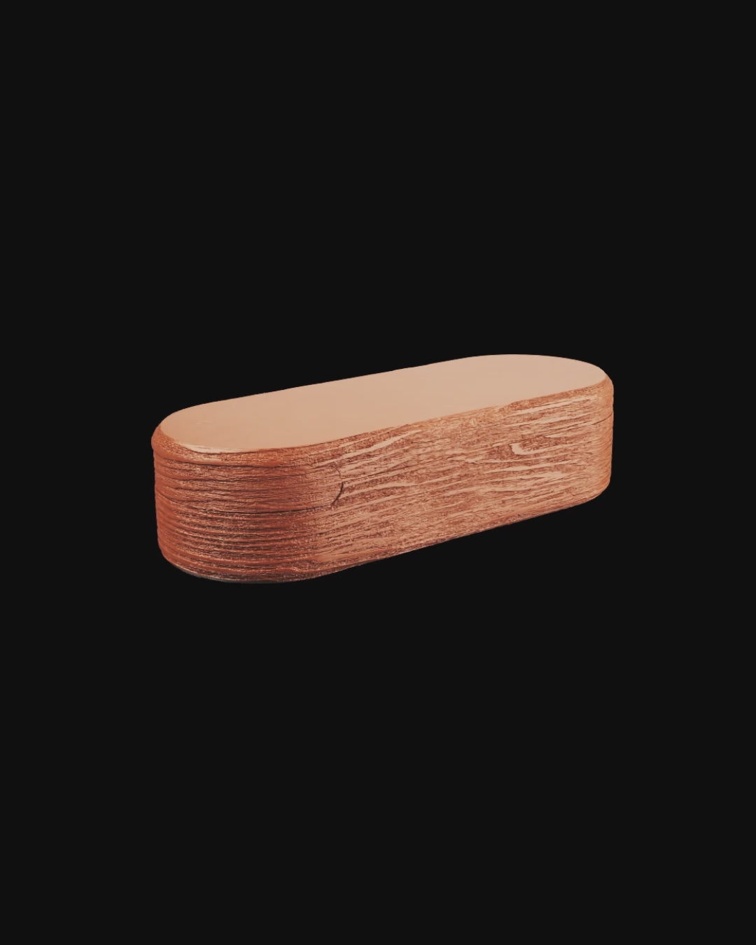 Organiseur de Bureau 3D – Effet Bois