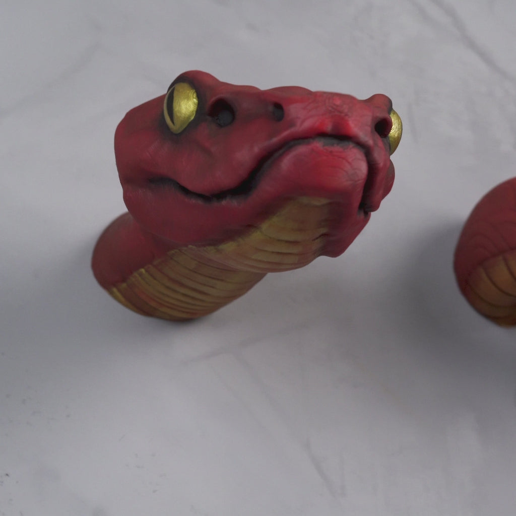 Support manette et casque – Serpent enroulé