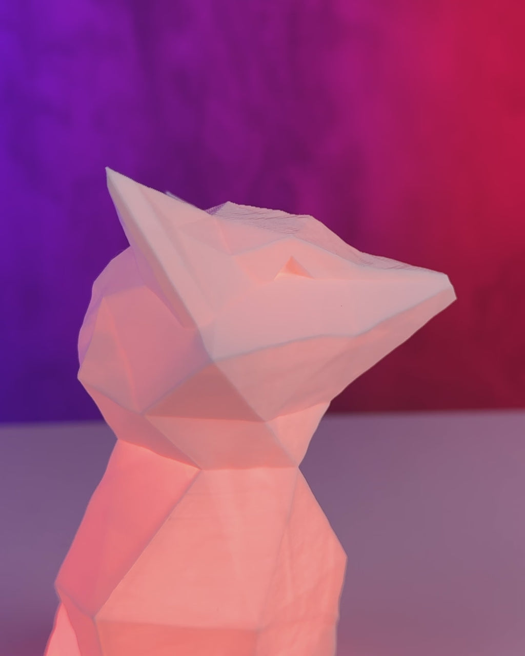 Lampe Renard Low Poly