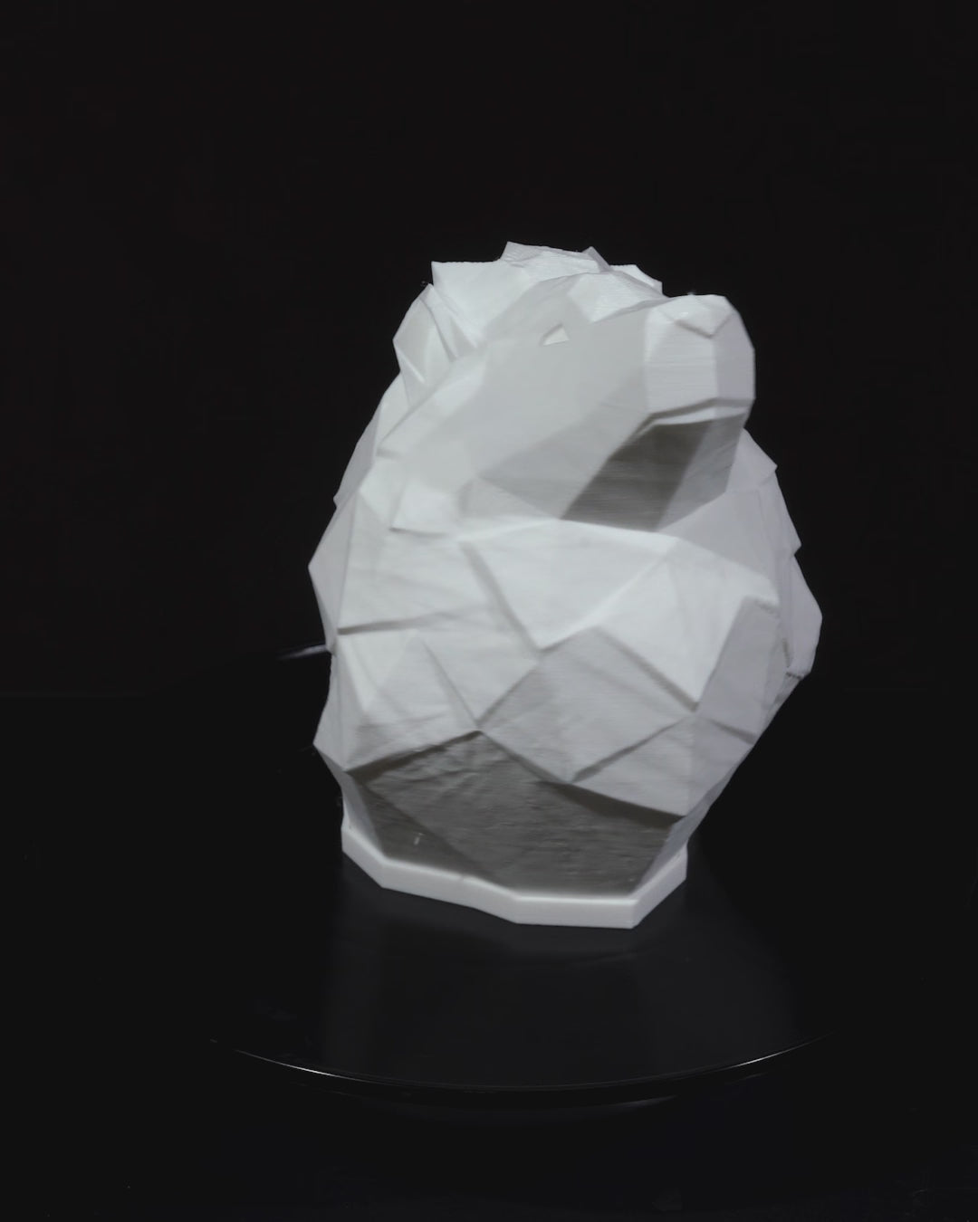 Lampe Lion Low-Poly