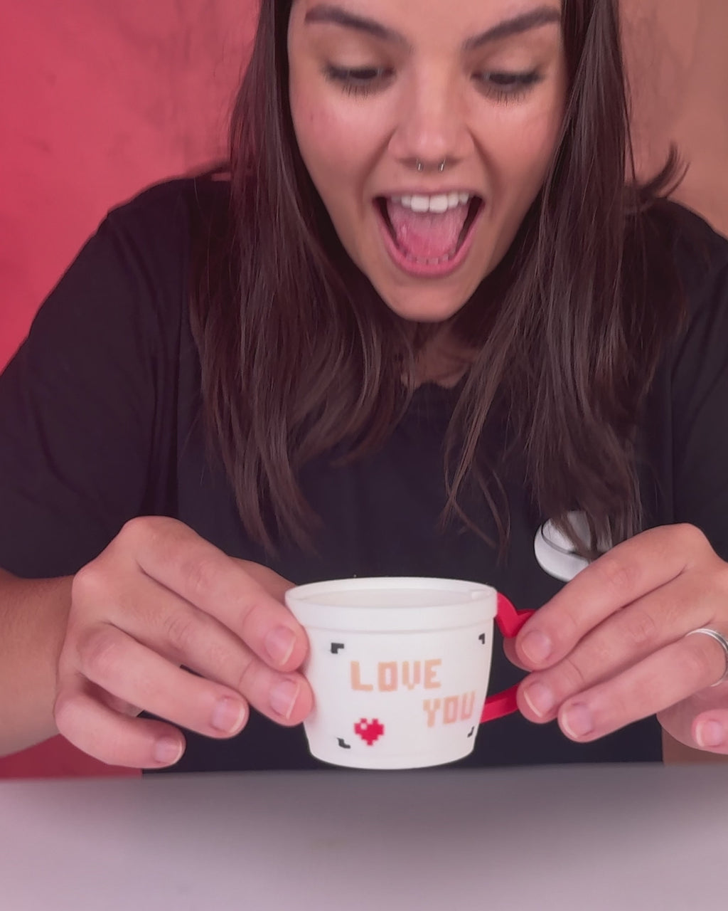 Pot décoratif fleur souriante