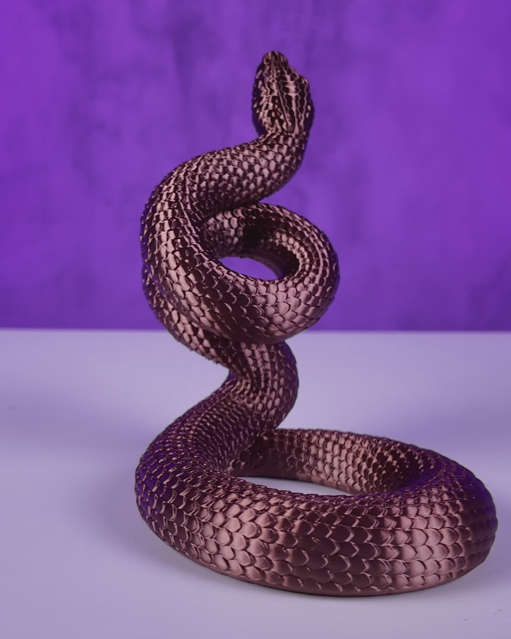 Support de bouteille de vin – Serpent