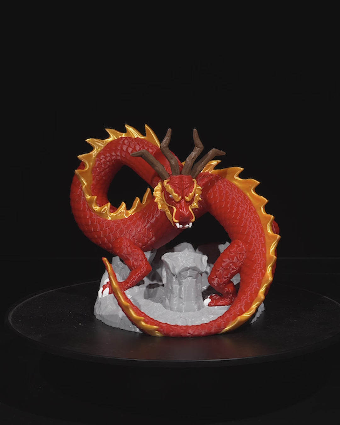 Brûleur d’encens Dragon à effet cascade