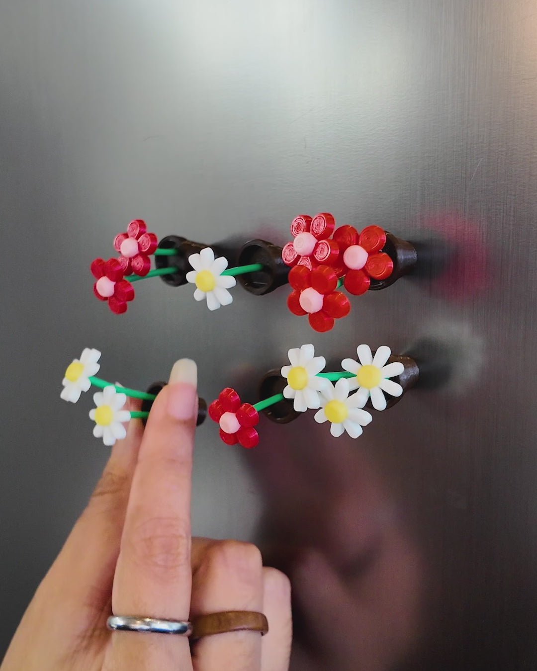 Mini Fleur – Aimant Décoratif