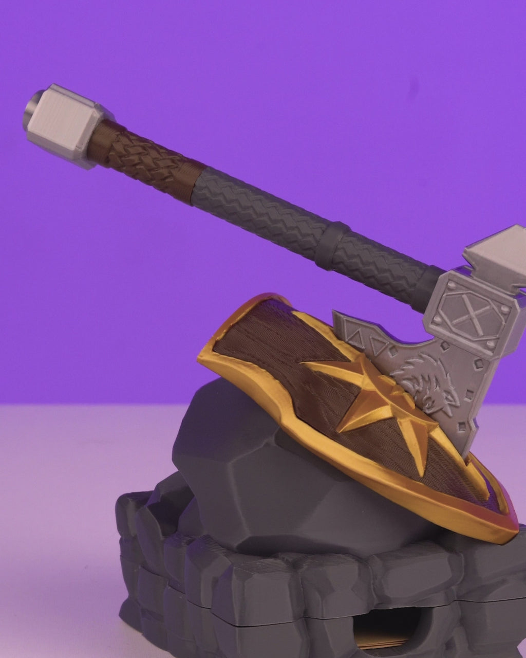 Axe Marks the Spot – Support stylo et post-it