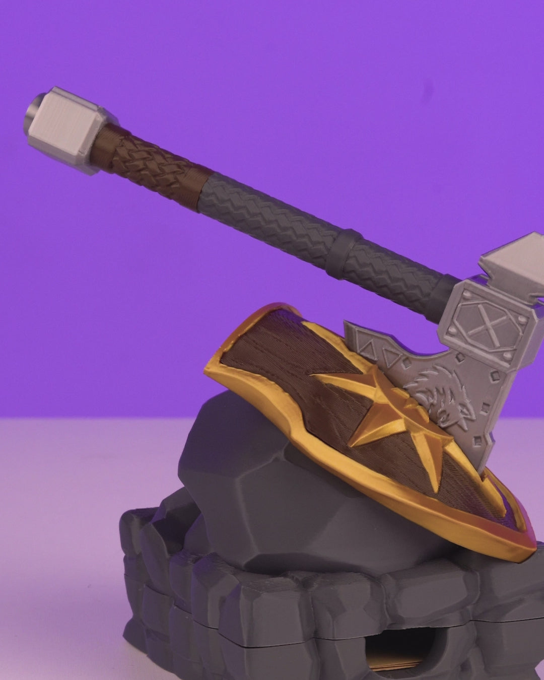 Axe Marks the Spot – Support stylo et post-it