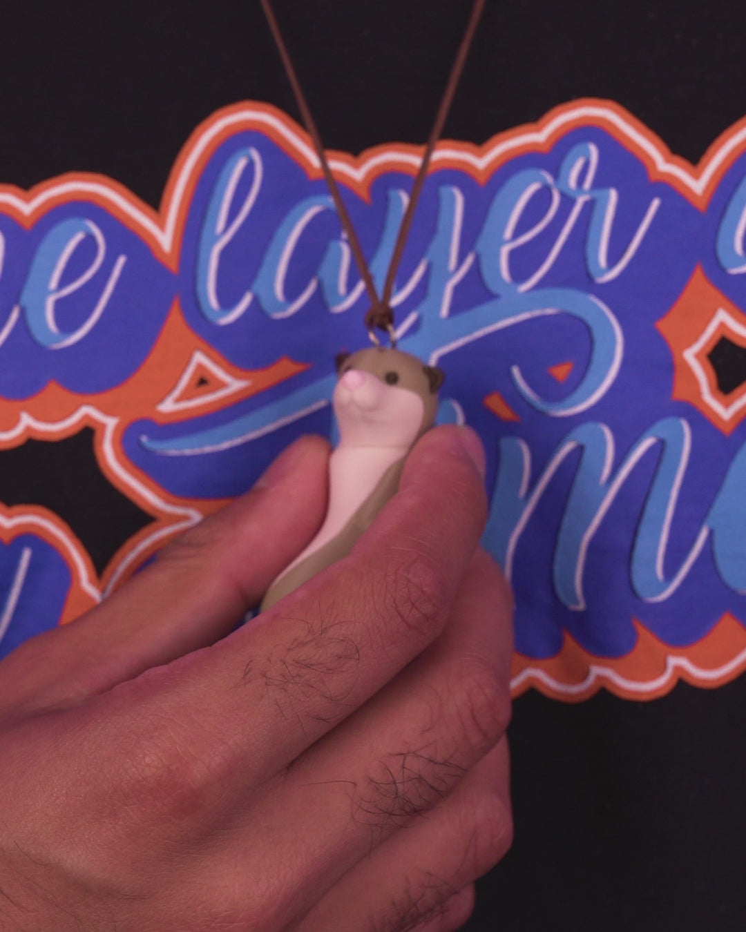 Pendentifs “Otter Half” – Loutres assorties