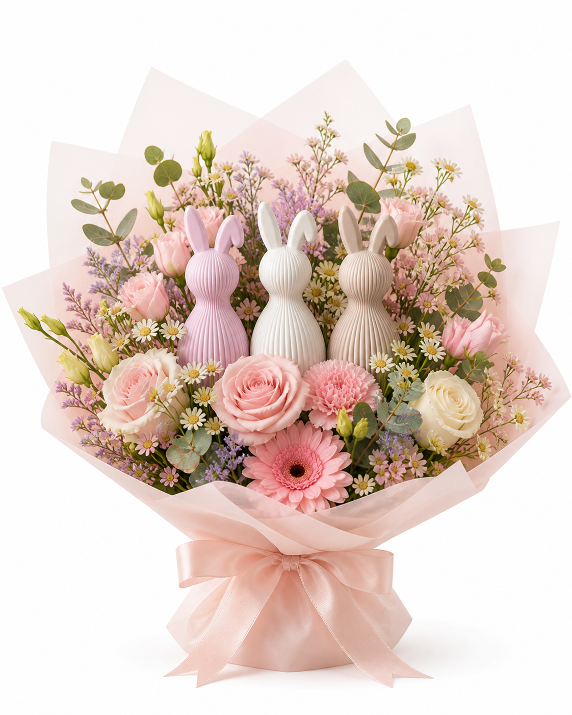 Lapins décoratifs imprimés en 3D PLA